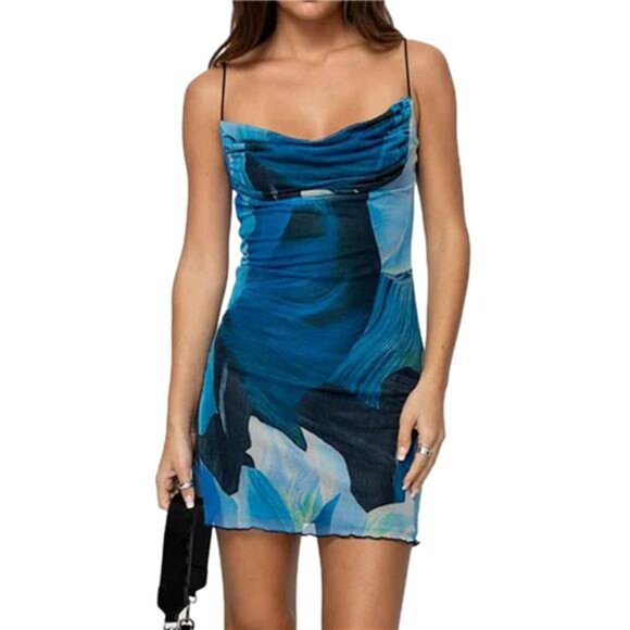 Printed Bodycon Cami Dress - Picture 2 of 8